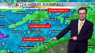 Southern Illinois finally gets rain, accumulations top 4 inches in spots