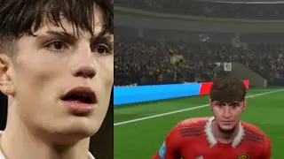 #garnacho face review and skills on #dls23 #manchesterunited #manutd #dreamleaguesoccer #ftg