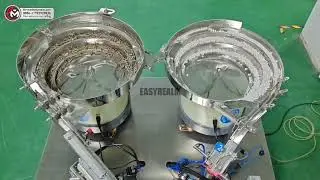 2 vibratory bowl screw plastic parts counting packing machine | kit bag packaging machine