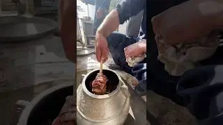 Famous Afghan Kebab Digi at Torsakun Shinwari Restaurant, Kabul#food#shortsvideo#kebab