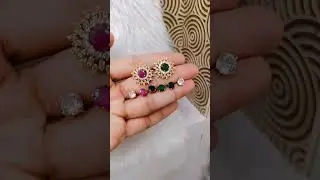 Cz  changeable ear studs #latestjewelry #earrings #onegramgold #trending