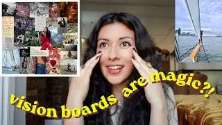 I made a vision board as a joke & it literally came true... ✨