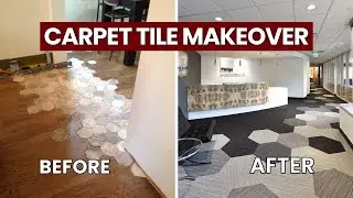 Fast Installation, Stylish Results Carpet Tile Makeover in 1 Day!