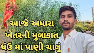 અમારા ખેતરની મુલાકાત 🌾 | ઘઉંમાં પાણી ચાલું 💧 | ખેતીનો આનંદ