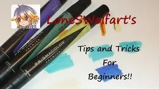 Prismacolor Marker Tips and Tricks for BEGINNERS!