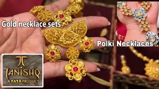Tanishq Latest Gold Necklace Set & Polki Necklace Designs with Price/gold necklace set/Kundan/deeya
