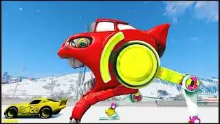 Epic Escape From Lightning McQueen Eater Red Eye Monster - Coffin Dance Song Cover