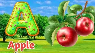 A for Apple 🍎 | ABCD Learning for Kids | Alphabet A Song | Kids Learning Video Hindi
