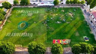 50 Aniversario del CP Mozoncillo a vista de pájaro