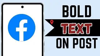 How To Bold Text On Facebook Post