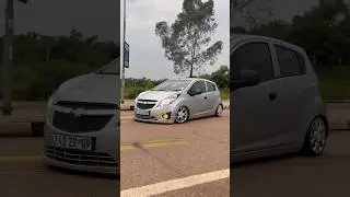Bagged Chevrolet Spark🇿🇦.#fypyoutube#baggedcars#stancecars#stancenation#chevroletspark#southafrica