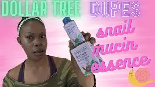 Dollar Tree Dupes/ snail mucin essence and moisturizer on 40+ skin🧴 🐌