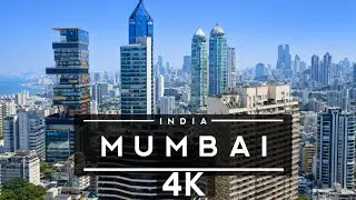 Mumbai City , Maharashtra , India  🇮🇳 4K by drone Travel