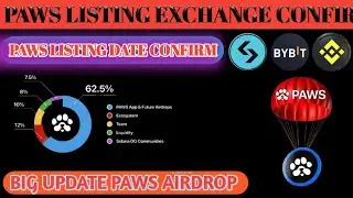 PAWS LISTING EXCHANGE CONFIRM|| PAWS LISTING DATE CONFIRM||TOTAL SUPPLY||CRYPTO WITH QADEER