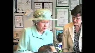 Queen Elizabeth II and Prince Phillip Visit Bonymaen (Swansea) May 1999