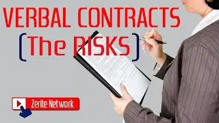 RISKS ASSOCIATED WITH VERBAL CONTRACTS
