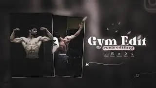 How to Make GYM Reels Video editing | Capcut | A Beginners Tutorial