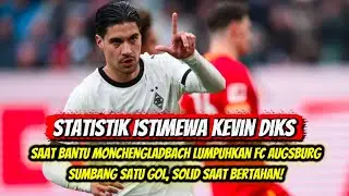 Statistik Istimewa Kevin Diks saat Bantu Monchengladbach Lumpuhkan FC Augsburg: Sumbang Satu Gol