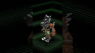 Digievolu&ccedil;&atilde;o de Garurumon para WereGarurumon em Digimon World 1 (PS1/Mod Patch Vice04)