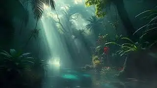 Verdant veil | Free animated motion background | Jungle scenery animation