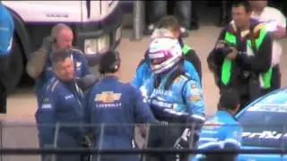 Jason Plato Matt Neal BTCC Rockingham 2011. Uncut live video, body language not seen on ITV.