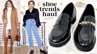 2021 FALL WINTER SHOE TRENDS & HAUL | Affordable shoes under $100 haul justfab | Miss Louie