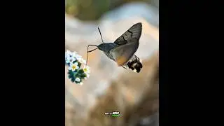 Это не колибри&hellip; Это мотылёк 😳 | Факты о колибри и мотыльках
