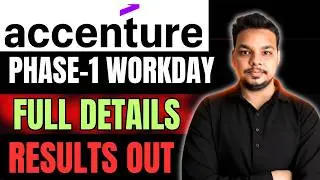 Accenture Result Updates | Accenture Workday Mails | Accenture Phase-1 Results Update