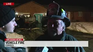 Vehicle fire in Boght Community Fire District