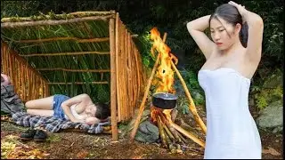 Camping Girl Alone - Naked Girl Sleeping - Hot Holding