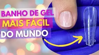 Banho de Gel com Molde F1 - (Como Fazer) - Unha Iniciante | Mundo  Nails