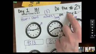 Day 1- Telling Time to the Nearest Minute (10.1)