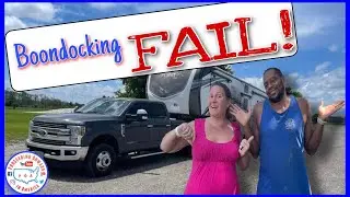 First time boondocking in 5th wheel ~ Harvest Host in NC ~ POA vlog