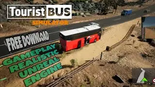 Tourist Bus Simulator | Free Download Unreal Engine Realistic Gameplay #simulation