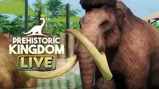 DINOSAUR PARK BUILD CONTINUES! LIVE Park Build In Prehistoric Kingdom
