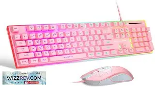 MageGee GT838 Gaming Keyboard and Mouse Combo 104 Keys RGB Backlit Quiet Review