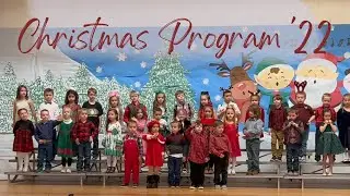 Sophia's First Stage Presentation (Christmas Program 2022) | Proud Mom | USA