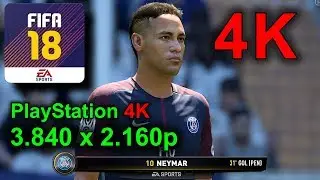Fifa 18 4K UHD 3840x2160p PS4 PRO PLAY STATION PRO 4K