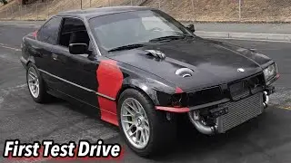 Turbo LS E36: ​​Первый тест-драйв!