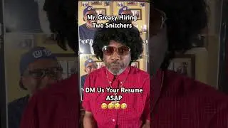 Called the snitching hotline trying to get some referrals names to some good snitchers! 🤣