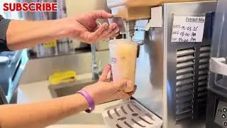 How to Make Caramel Ice Blended At Coffee Bean & Tea Leaf F-6#coffebeans #coffeelatteart #barista