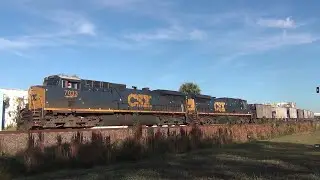 CSX L793-20 STRUGGELS pull 205 cars! and Tri-Rail - 12/20/25