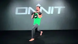 Double Kettlebell Lunge