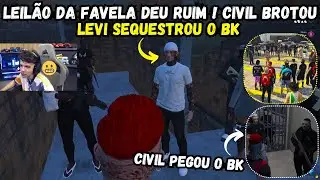 BKINHO LEILUOU A FAVELA ANTIGA DA TROPA! 🔥 | CIVIL BROTOU + LEVI SEQUESTROU O BK 😬| GTA RP