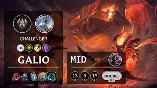 Galio Mid vs LeBlanc - KR Challenger Patch 10.11