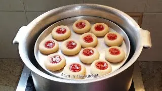 Biscuit Recipe Without Oven - Biscuit Recipe - Cookies Recipe - Jam Biscuits - Aliza In The Kitchen