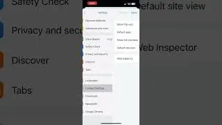 How to enable web inspector in chrome in iPhone #shorts #ios #features #browser