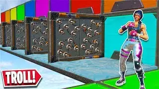 I played the ULTIMATE YouTuber TROLL Deathrun... *INSANE* (Fortnite Creative)