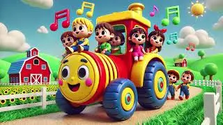 🚜🎶 The Singing Tractor Wheels &ndash; A Musical Farm Ride |Nursery Rhymes & Kids Songs