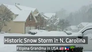  Historic Snow Storm in N. Carolina 